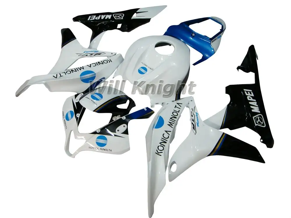 Мотоцикл кузов впрыска белого и синего цвета черный обтекателей для Honda CBR600 F5 2007