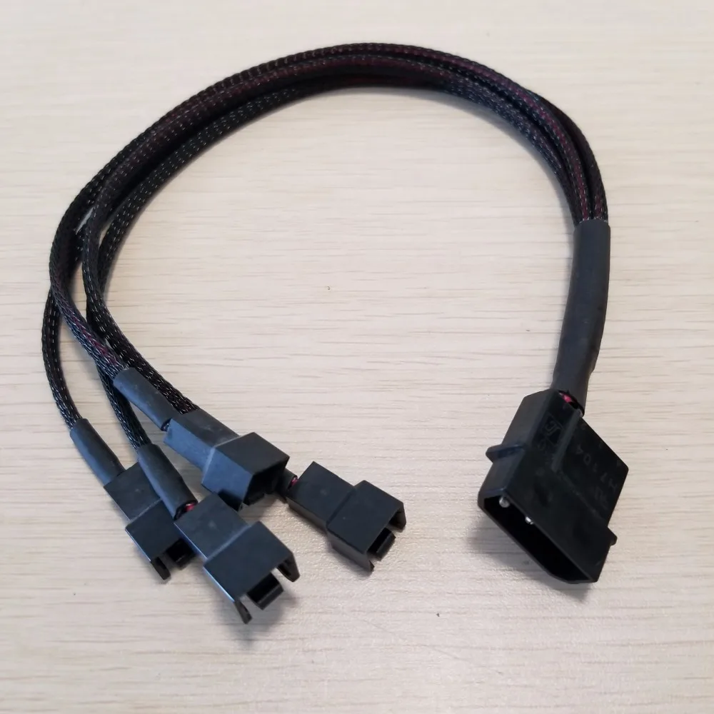 IDE Molex на 4 порта 3-контактный разъем (2-Контактный провод) 12 В внешний шнур