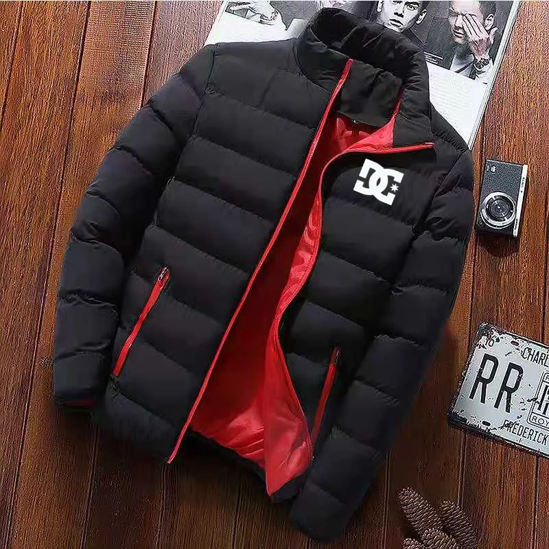 

Brand Winter Coat Men's New Thick Parker Coat Thick Zipper Coat Daily Casual Warm Coat Real Collar Windbreaker Jacket