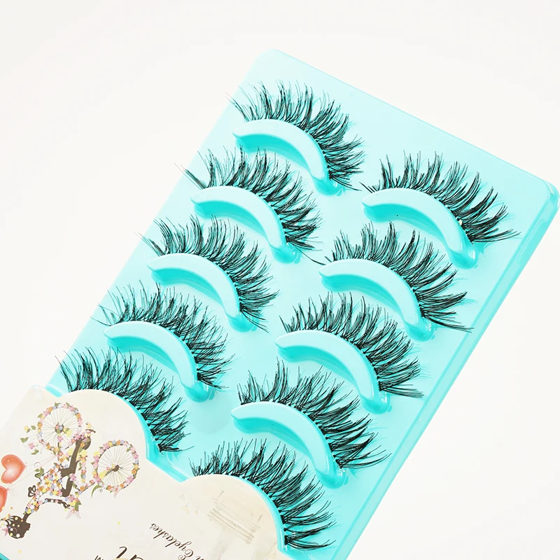 

5 pairs 3D Mink Lashes Natural False Eyelashes Dramatic Volume Fake Lashes Makeup Eyelash Extension Silk Eyelashes