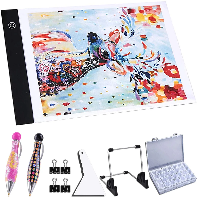 Светодиодный светильник формата А4 алмазные коробки для хранения