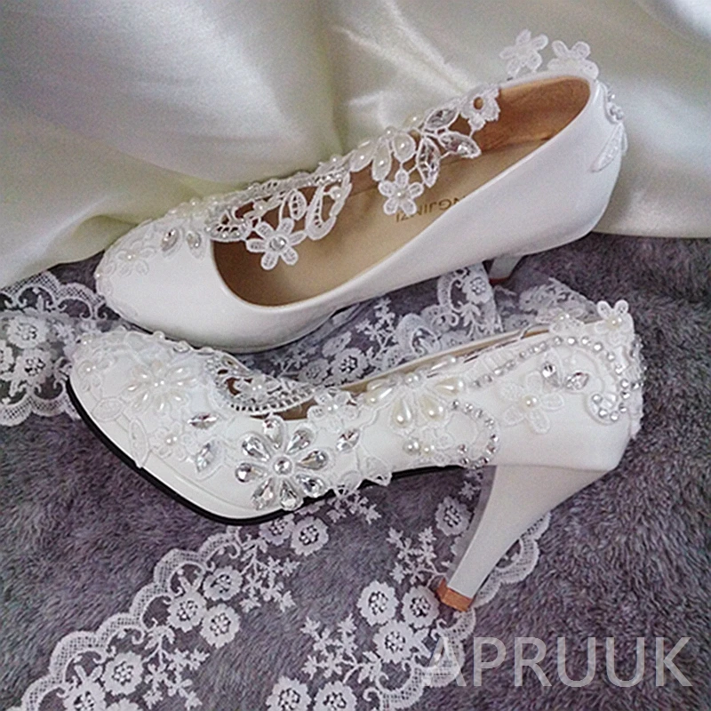 Туфли-лодочки женские на высоком каблуке 9 см роскошные свадебные вечерние туфли