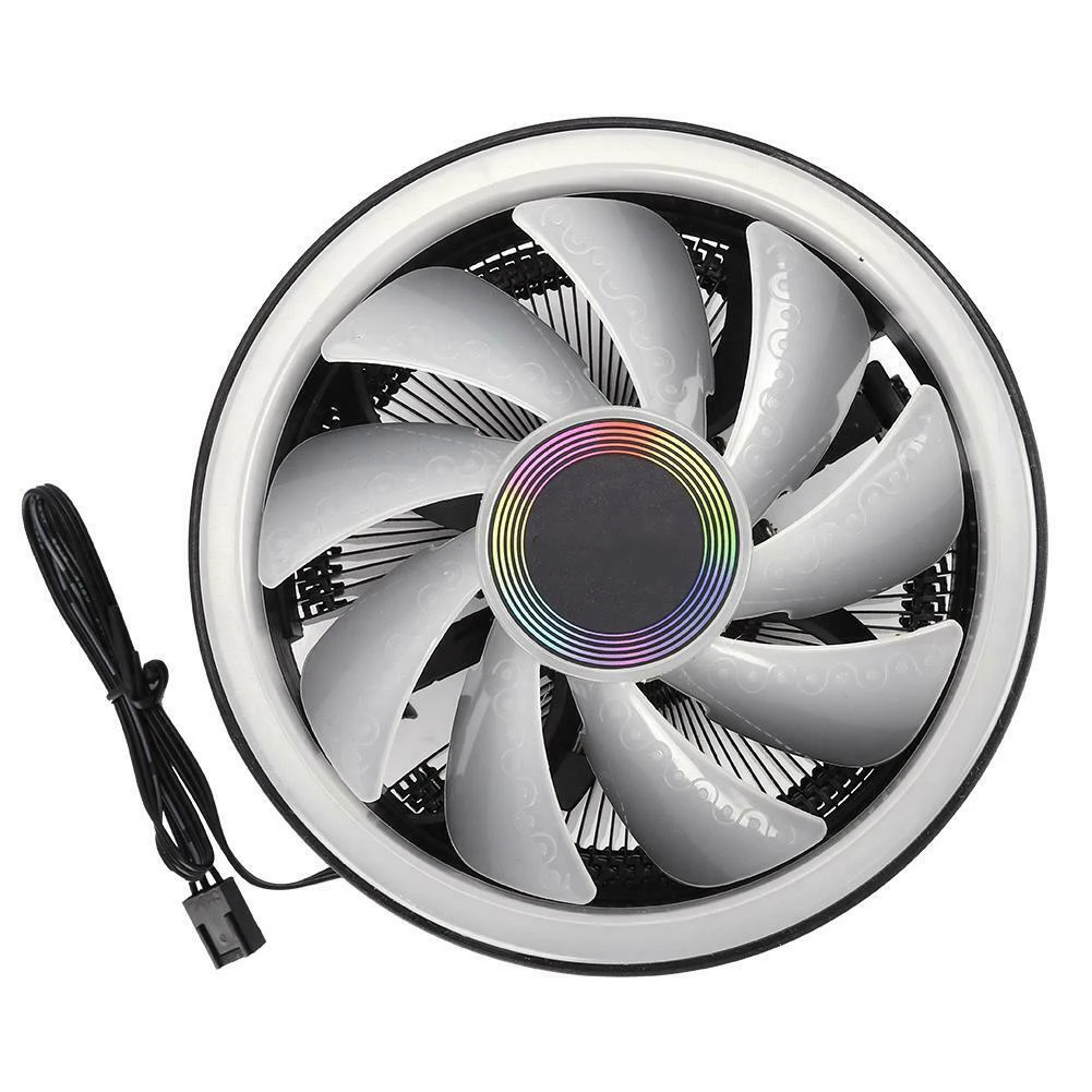 Тихий процессор кулер RGB Настольный ПК Вентилятор охлаждения компьютера