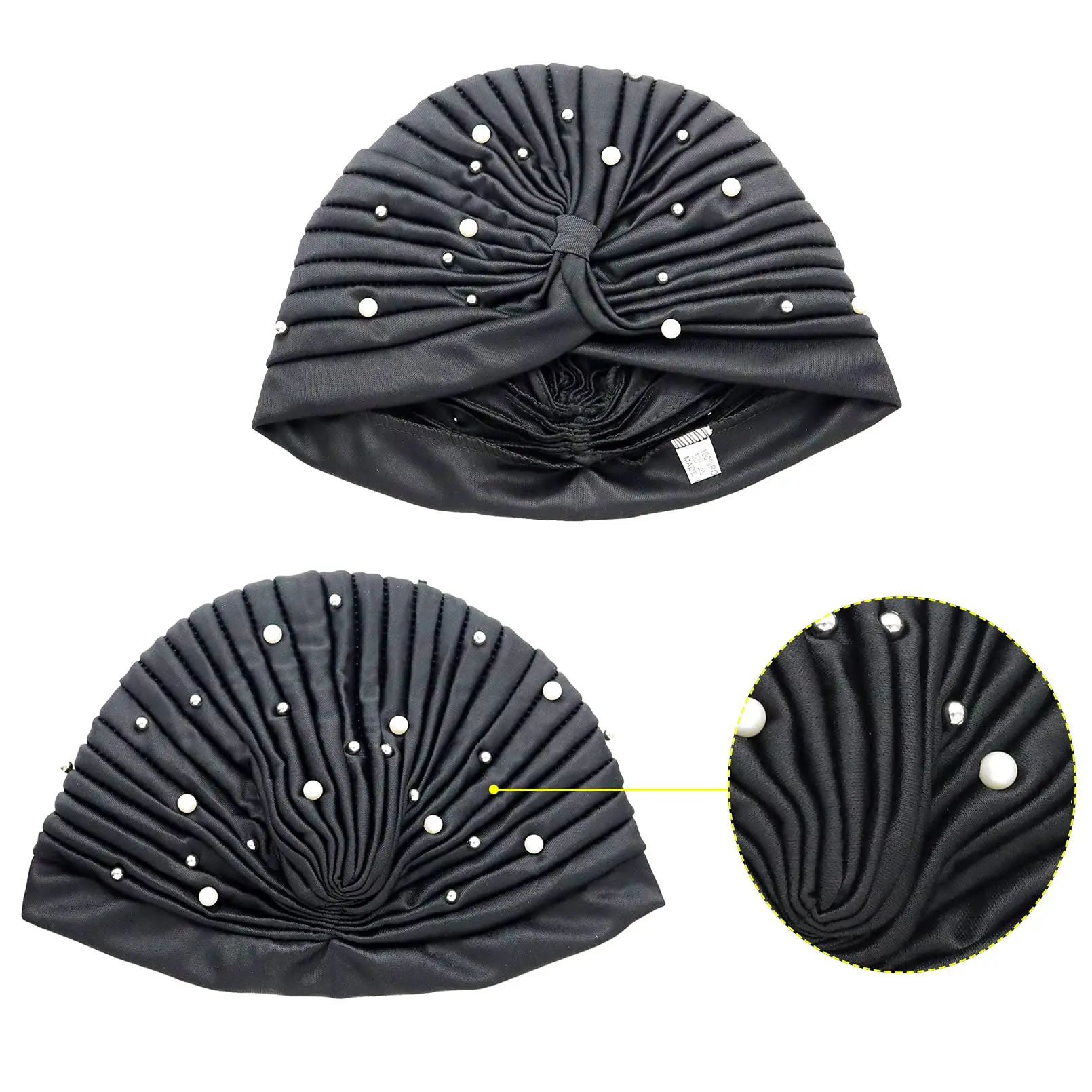 2022 новый африканский женский тюрбан шапка предварительно завязанный узел