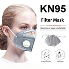 102050100 взрослое kn95 уход за кожей лица маска-фильтр с дыхательный клапан Противопылевой респиратор с клапанного маска для лица Уход за кожей лица FFP2 FFP3 Быстрая доставка