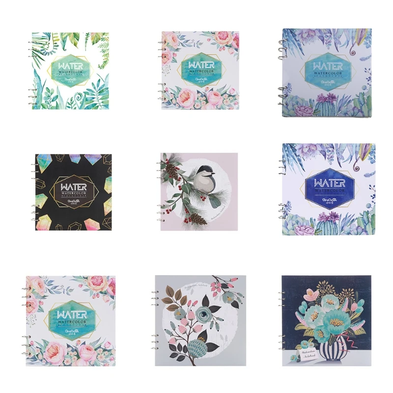 

C1FB 300g/m2 Professional Watercolor Paper 20 Sheet Painted Water Color Painting Book