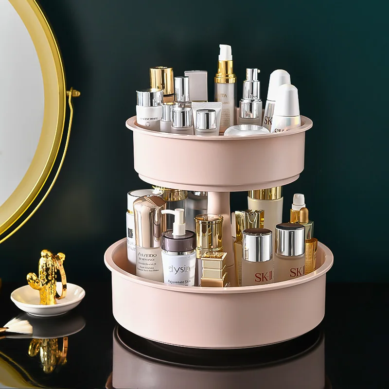 

Multifunctional Double-Layer Five-Compartment Rotating Hot Pot Basket Plastic Vegetable And Fruit Snack Condiment Storage Tray