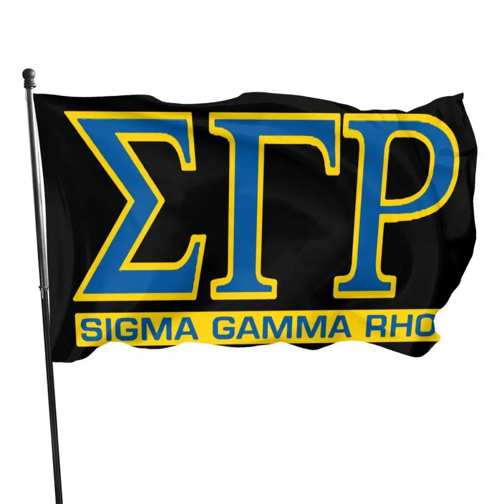 

Sigma Gamma Rho Logo Flag Vivid Color and UV Fade Resistant Canvas Header and Double Stitched Polyester