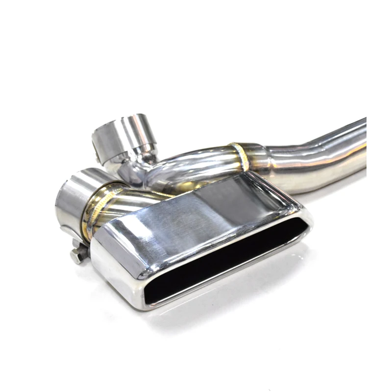 304 Stainless Steel Exhaust Tip Square Muffler For BMW F10 520i 525i 528i 535i Pipe Car System | Автомобили и мотоциклы