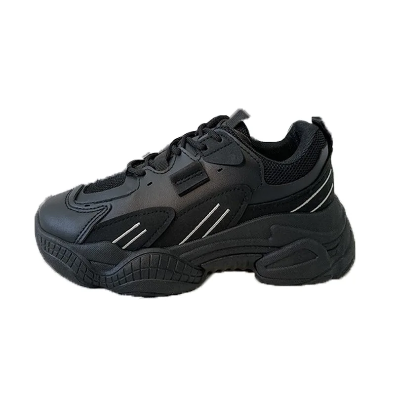 

Women's Vulcanized Shoes Lace Up Ladies Platform Casual Comfort Shoes Women Chunky Sneakers Spring Female Footwear New Fashion
