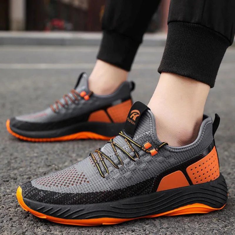 

Men's Lightweight Running Shoes 2021 New Ultra-light Breathable Sneakers Zapatos De Mujer Walking Shoes Boys Sneakers Size 39-44