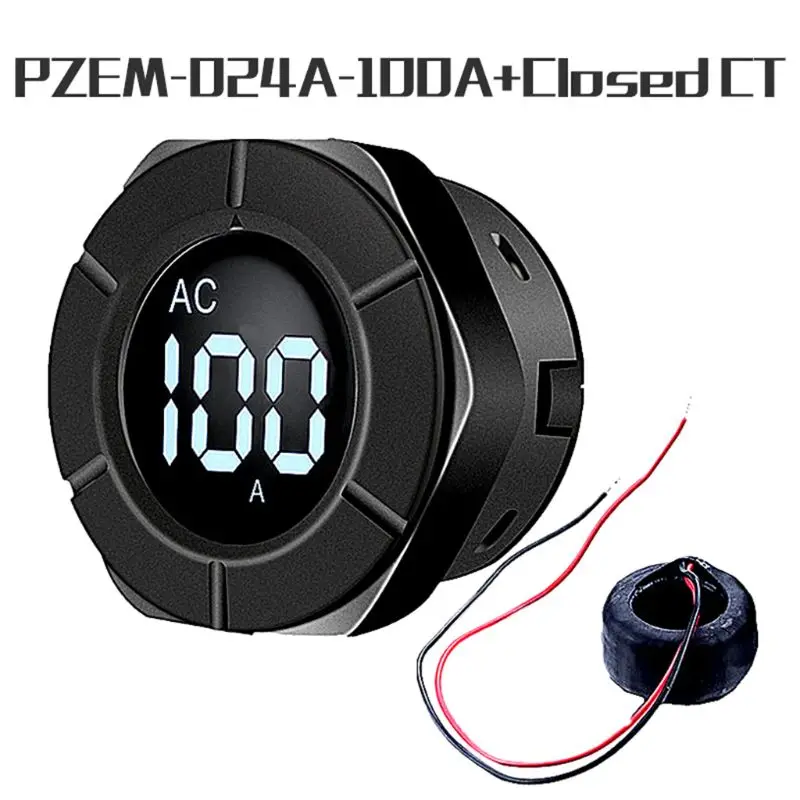 AC 30 500 В 100A цифровой амперметр измеритель тока Панель Ампер Датчик w