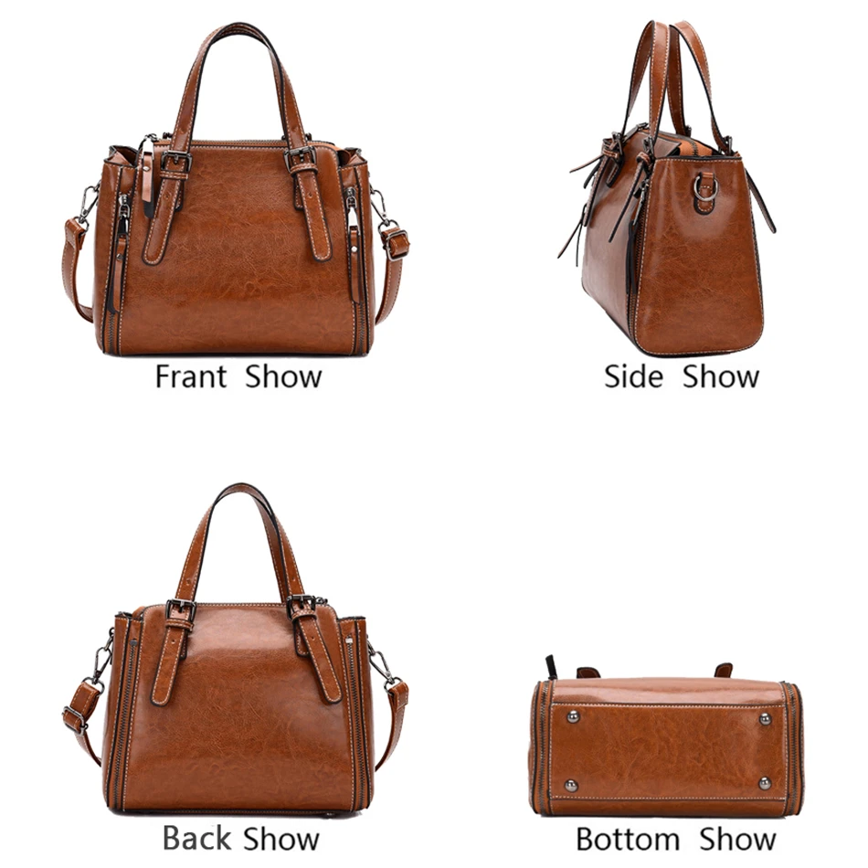 Женская сумка тоут из искусственной кожи в стиле ретро летняя повседневная на