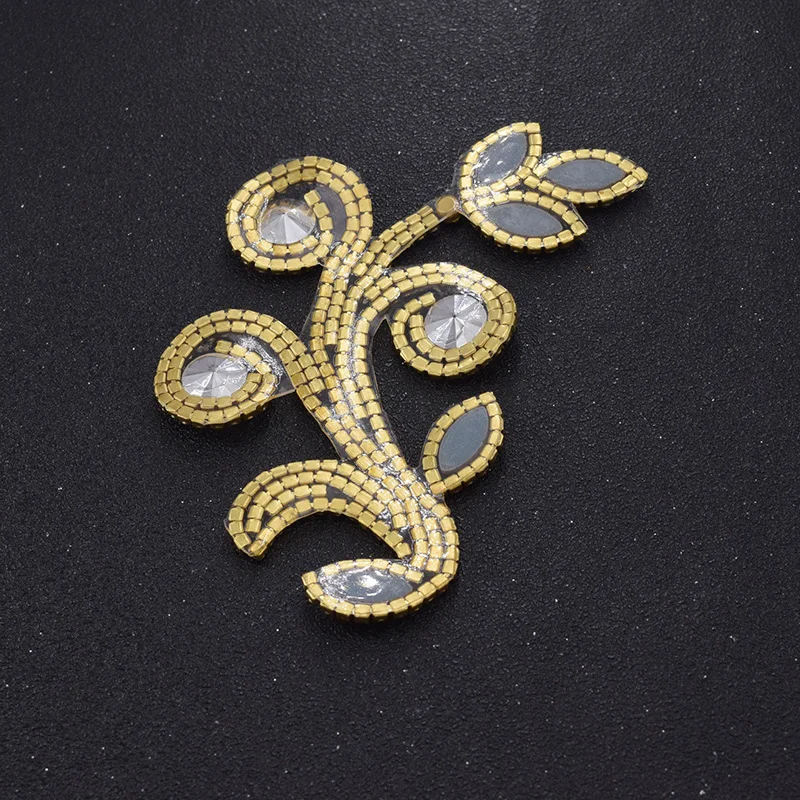 Аппликация для невесты 30 шт./лот переводной светлый топаз страз цветочные