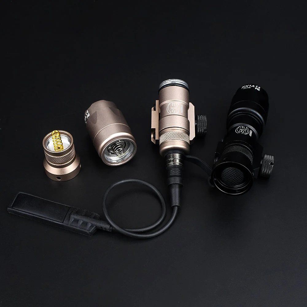 

Airsoft Surefir M300 M300A Mini Scout light 280lumens LED Weapon Tactical Flashlight Torch Outdoor Hunting Rifle Light