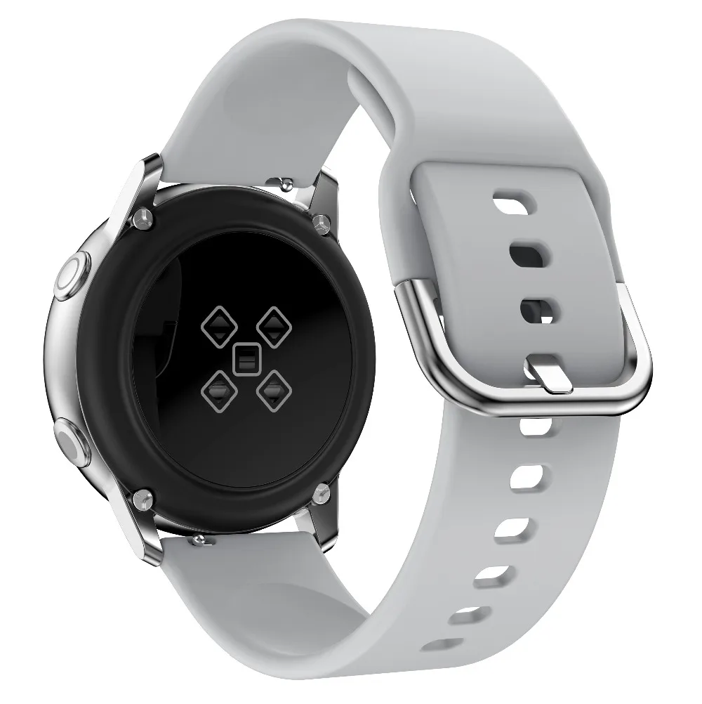 Силиконовый ремешок для часов Active2 для samsung galaxy Watch Active 2 40 мм 44 мм сменный спортивный браслет galaxy 42 мм