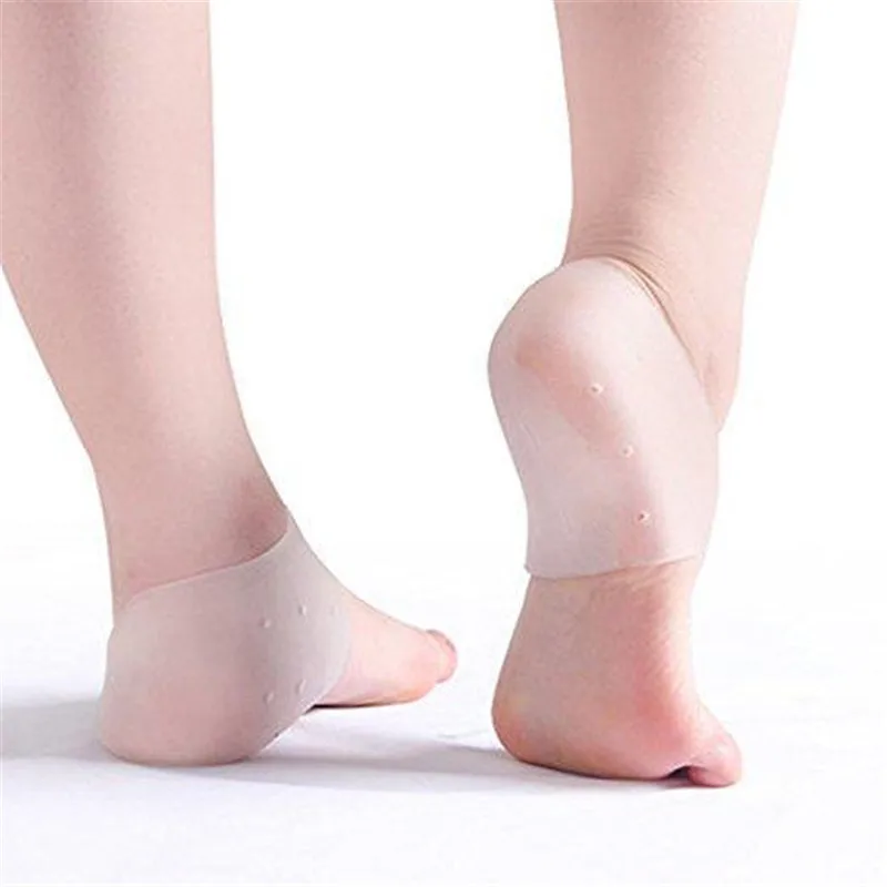 1 пара силиконовые Увлажняющие гелевые носки на пятке средство для защиты и ухода