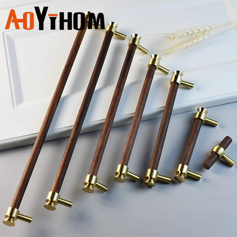 AOYIHOM современный минималистичный черный ореховый шкаф для обуви шкаф дверная ручка Золотая кухонная мебель ручка латунный ящик шкаф AOYIHOM современный минималистичный черный ореховый шкаф для обуви шкаф дверная ручка Золотая кухонная мебель ручка латунный ящик шкаф