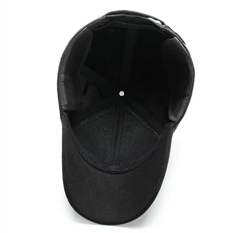 XdanqinX мужские зимние шапки с ушами Толстая теплая Бейсболка регулируемый размер