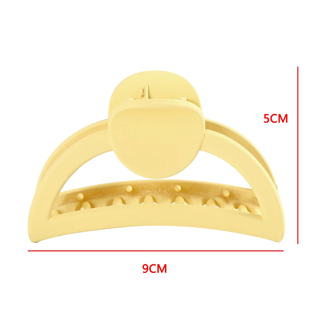 Заколка для волос Haimeikang полукруглая заколка карамельного цвета Женский хвостик
