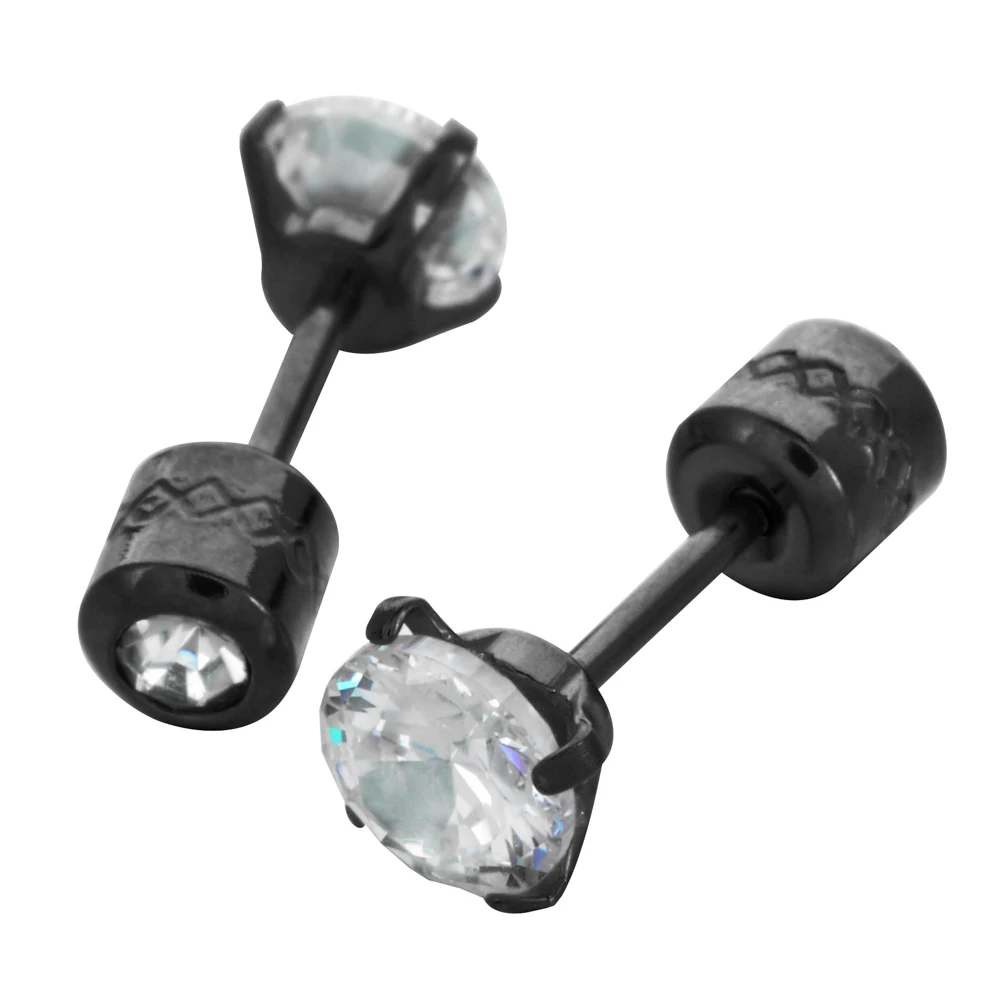 E1237 C LUBINGSHINE, модные серьги для женщин, Мужчин, Ювелирные изделия, простые, нержавеющая сталь, золото/серебро/черный, круглые серьги-кольца - Окраска металла: E1237 C