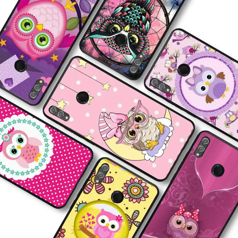 

Lovely Owl Phone Case For Huawei honor10Lite 10i 20 8x 10 Honor9lite 9xpro Coque