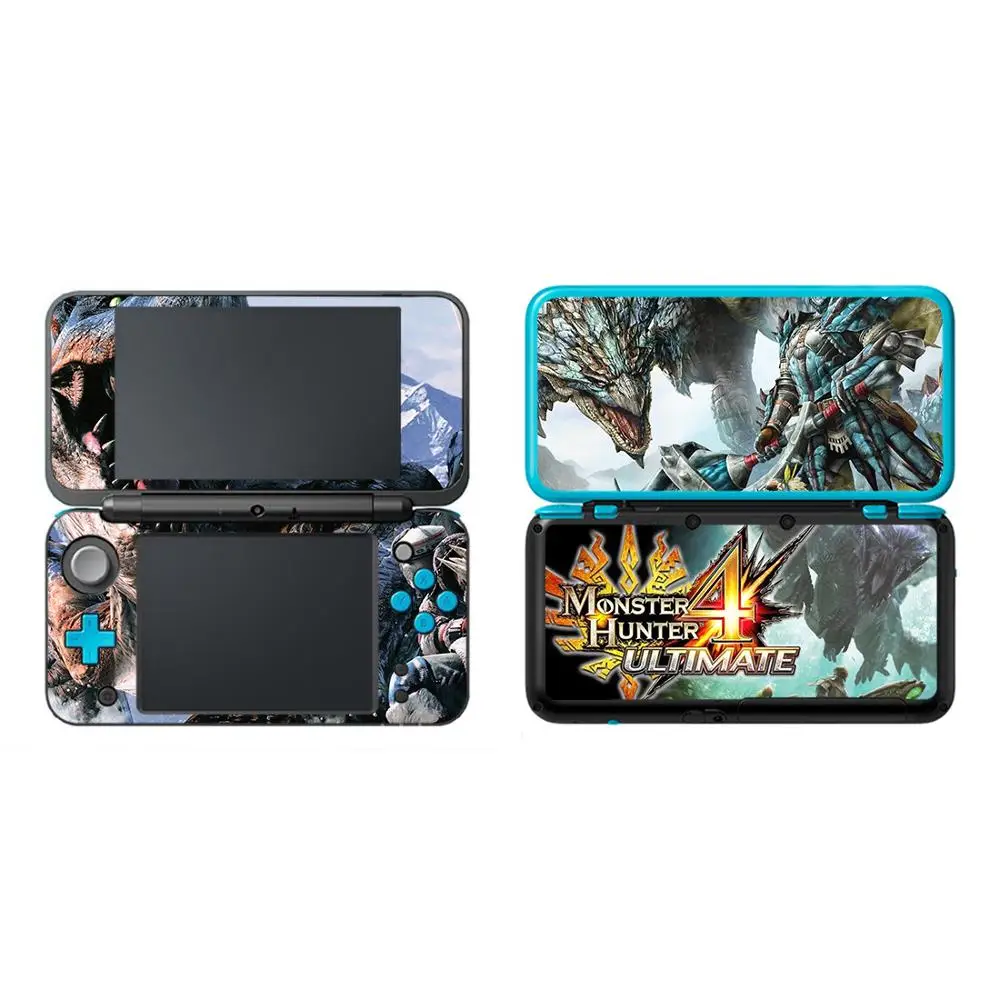 Монстр наклейка охотника кожи Стикеры чехол для нового 2DS LL XL Nintendo 2dsll из винила и