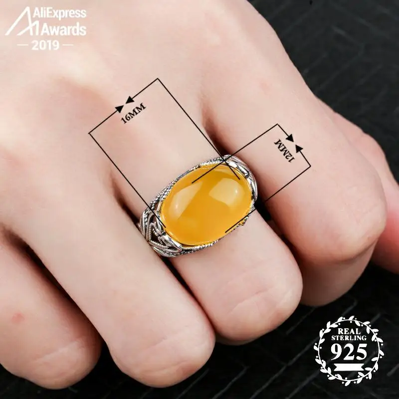 12*16 мм 6 18 распродажа S925 Стерлинговое Серебро Украина янтарные кольца