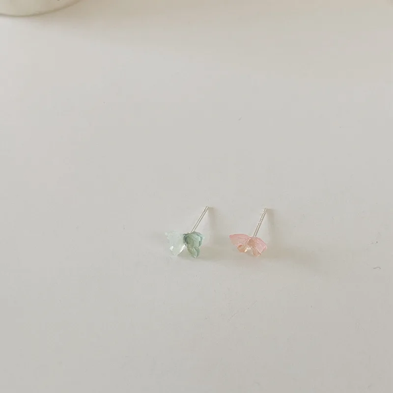 

New Butterfly Stud Earrings Fairy Stereo Butterfly Earrings Set Women Child Colorful Butterfly Studs Hypoallergenic Stud Earring