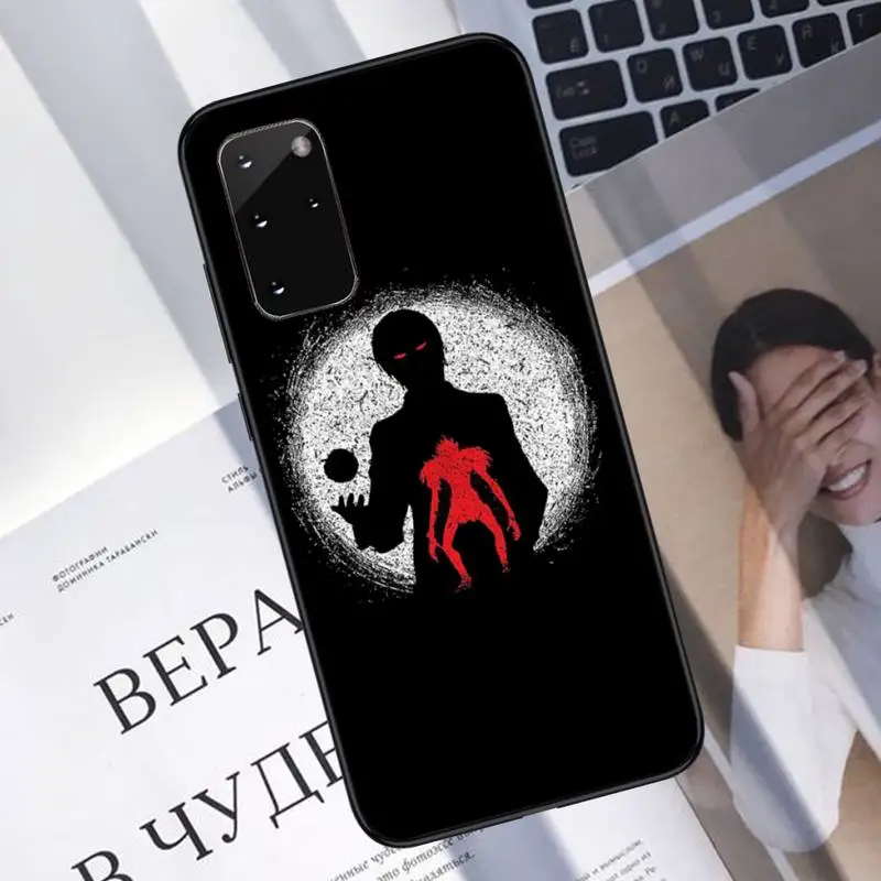 

Anime Manga Death Note Ryuk Phone Case For Samsung A40 A31 A50 A51 A71 A20E A20S S8 S9 S10 S20 Plus note 20 ultra