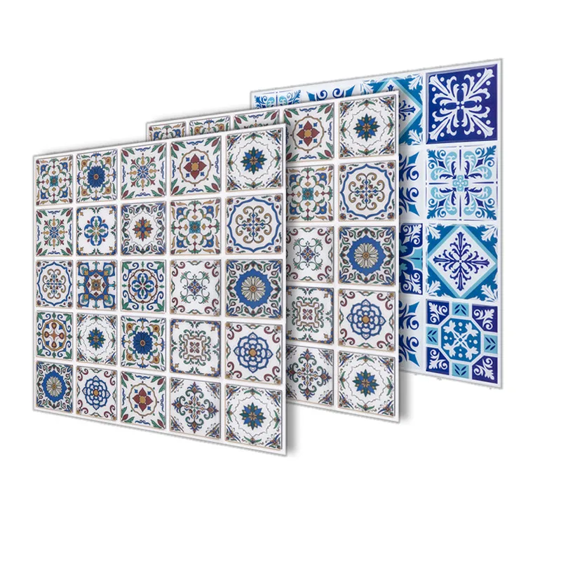 10 шт. самоклеящиеся съемные кухонные обои для ванной 3D наклейки на стену плитка в