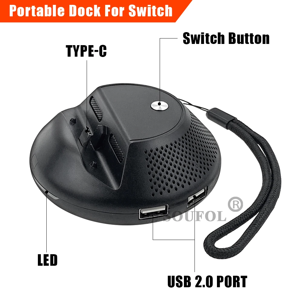 dropshipping charging stand dock cooling pad type c tv converter usb3 0 output electronic chip portable for nintend switch free global shipping