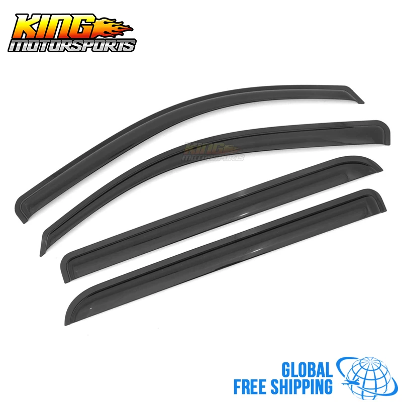 

Fit For 07-17 GMC Acadia 07-10 Saturn Outlook Acrylic Window Visors 4Pc Set Global Free Shipping