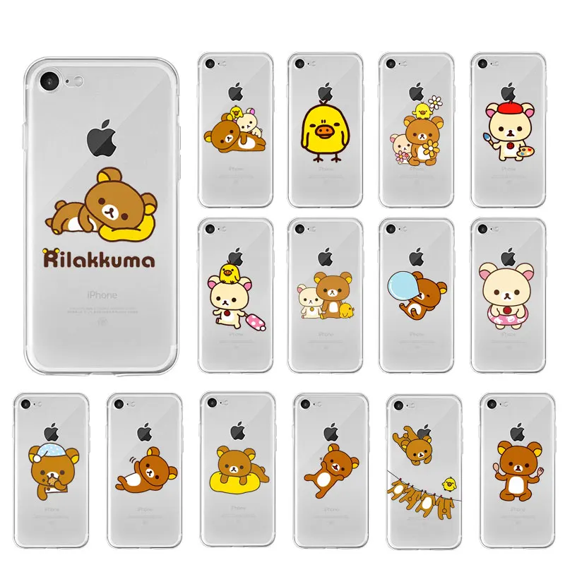 Yinuoda Rilakkuma чехол для телефона высокого качества iPhone 5 5Sx 6 7 7plus 8 8Plus X XS MAX XR 11 pro max |