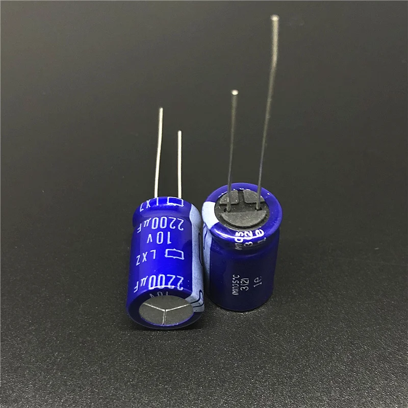 10 штук 2200 мкФ 10 В NIPPON NCC серии LXZ 12.5x20 мм ультранизкого импеданса 10V2200 мкФ алюминиевых электролитических конденсаторов.