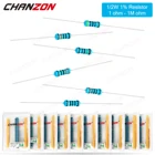 Металлопленочные резисторы 12 Вт 100, 1 Ом-1 МОм 1% Вт 12 Вт, высокая точность MF, фиксированное сопротивление 1K 10K 47K 0,5 K 4R7 2K2 2R2, 100 шт.