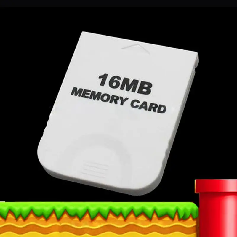 Hot 3C-White Memory Card compatible for Wii & Gamecube Console | Электроника