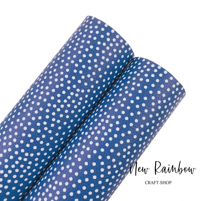 Новинка Радужная Классическая в горошек 4 цвета Сделай Сам искусственная кожа