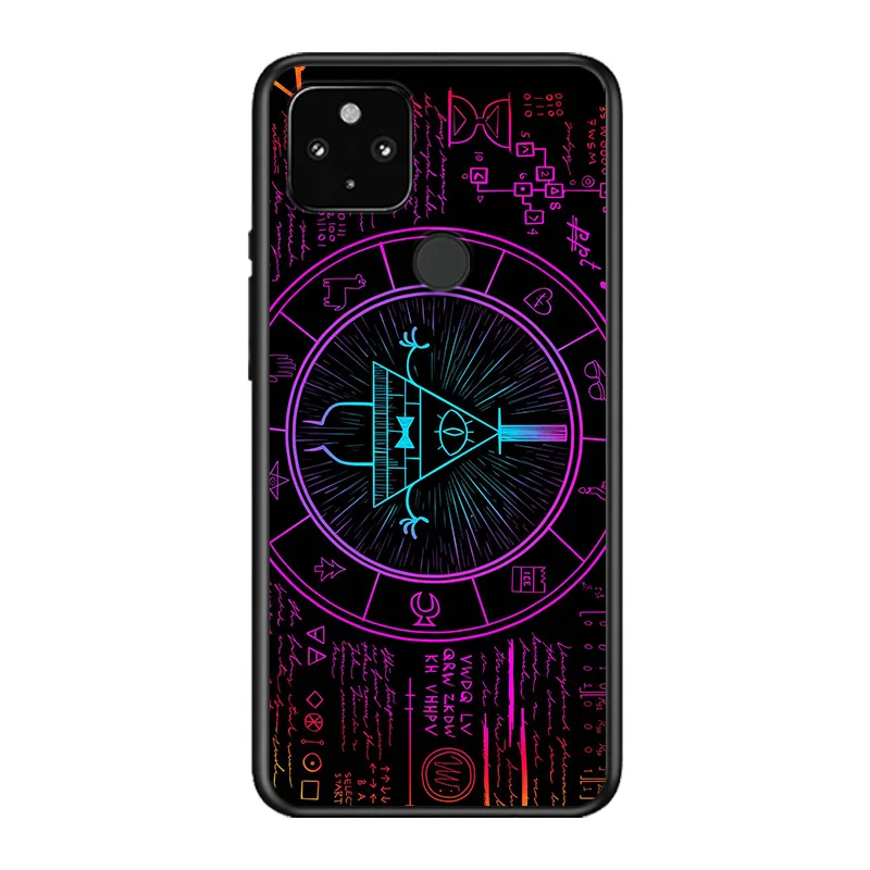

Cute Cartoon Pig Soft TPU Silicone Black Cover For Google Pixel 5 4A 5G 4 XL Phone Case