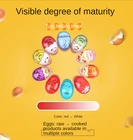 Кухонный таймер для приготовления яиц, 1 шт., цвет меняется, мягкие жесткие варенные яйца Yummy, экологически чистые красные инструменты из смолы