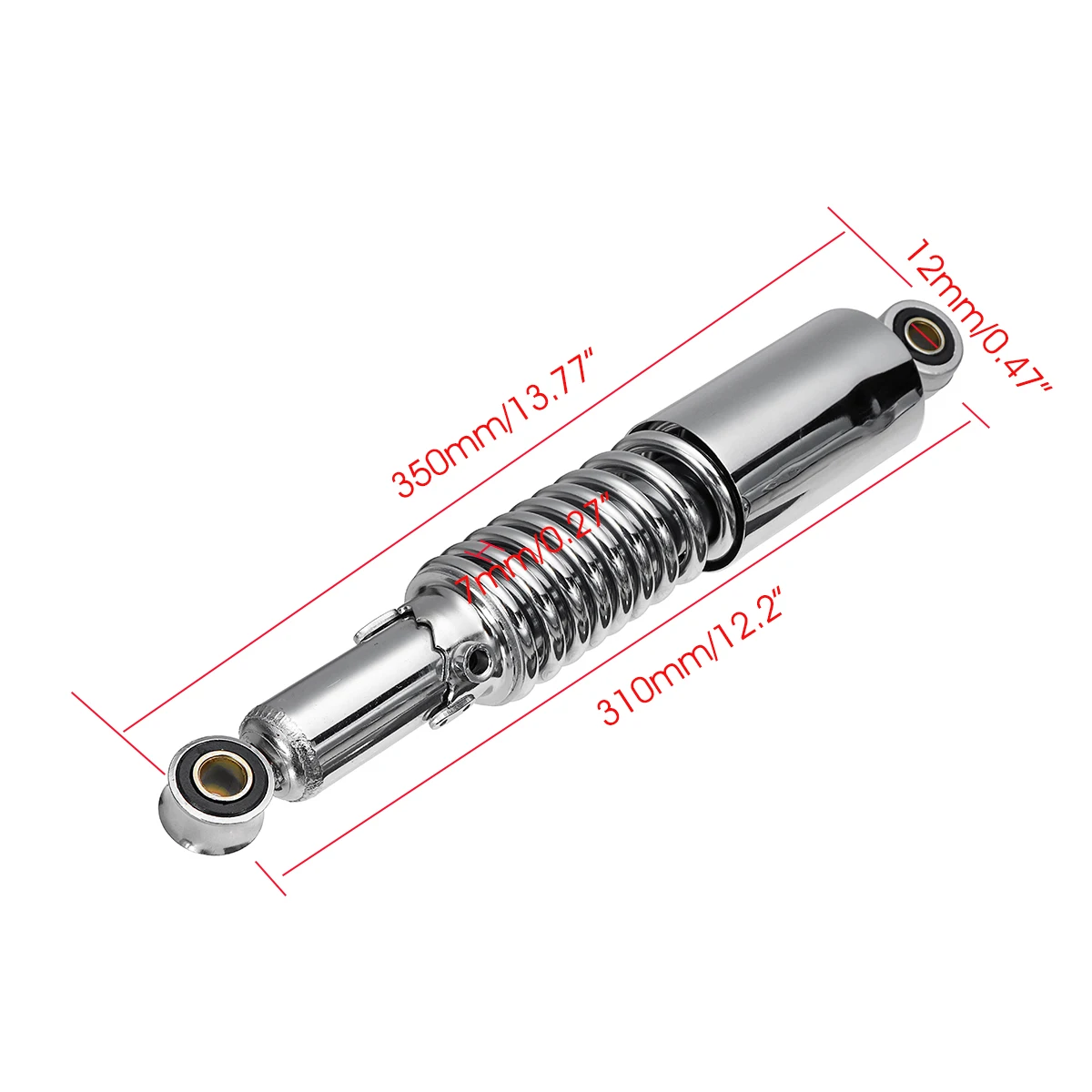 

2X Universal 310mm Motorcycle Air Shock Absorber Rear Suspension For 90cc 110cc 125cc 150cc Dirt Bike Gokart ATV Quad For Harley