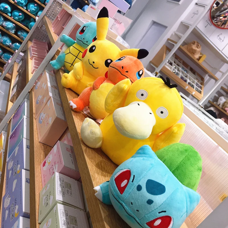 Милый чармандер Сквиртл Pikachued Бульбазавр Jigglypuff Lapras Иви аниме pokemoned мягкие игрушки