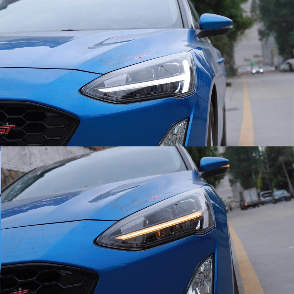 CSGJMY 2 шт. автомобильный Стайлинг для Ford Focus 2019 головной светильник s все