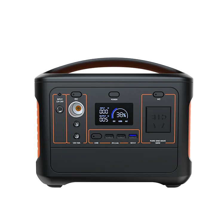 

Outdoor camping family emergency 500W solar charger portable energy storage system home generator