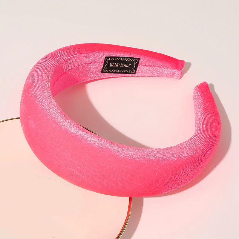 

Women Elastic Sponge Hair Hoop Solid Color Winter Thicken Wide Headbands Multicolor Fashion Classic Elastic Hair Accessories