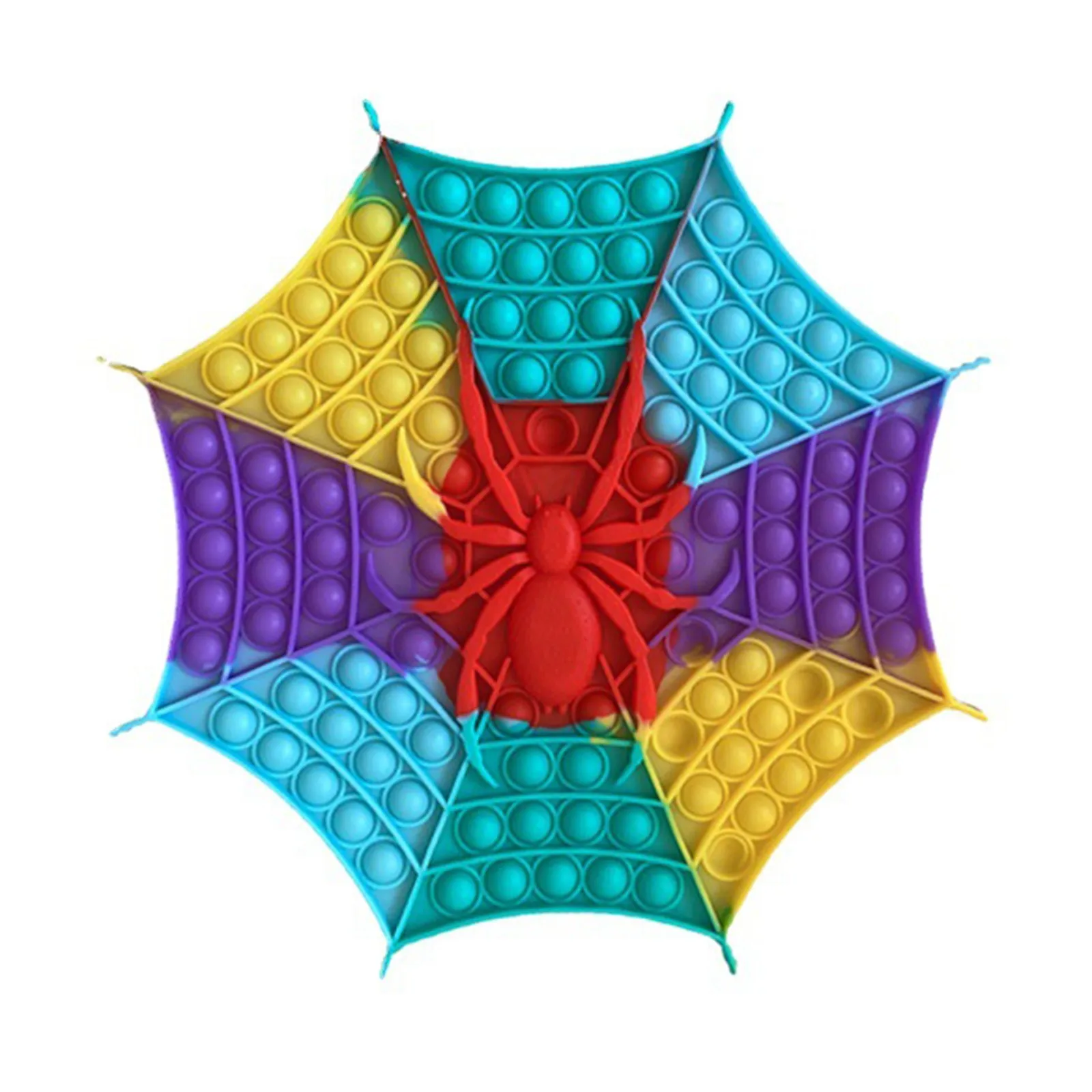 Fidget Juguetes | Juguetes Fidget | Fidget juguetes arco iris grande tablero de ajedrez Pushs es Dimple de juego los ni&ntilde;os adultos inquietos Popper sensorial de juguete para aliviar el estr&eacute;s-0