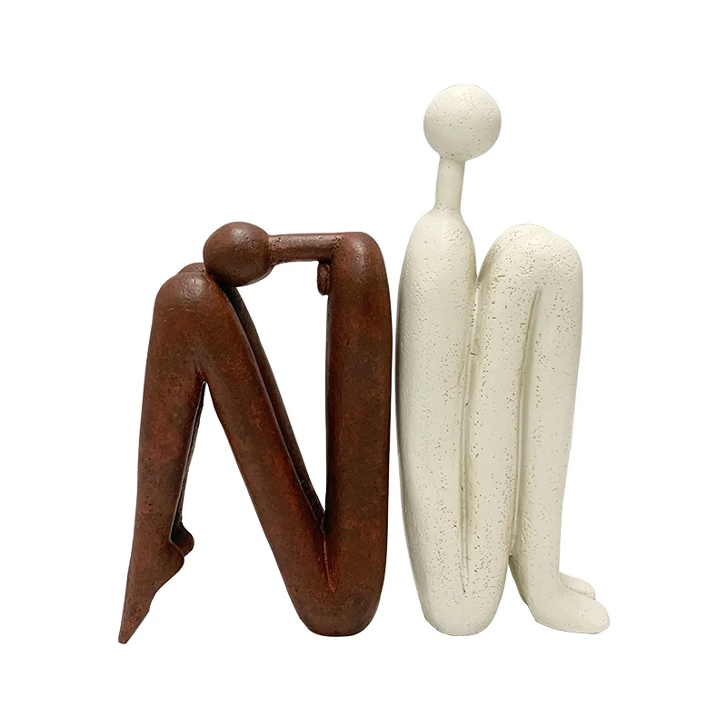 Простой Современный Креативный персонаж абстрактные персонажи из смолы книга