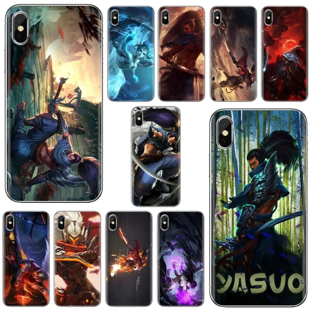 Мягкий чехол для телефона Morgana Yasuo League of Legends Samsung Galaxy S10E S20 FE Note 10 20 Edge Lite Plus Ultra Alpha Core