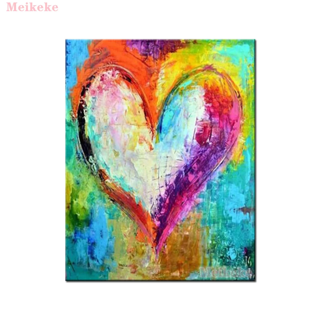

5D DIY Diamond Painting Art Full Square/Round Drill "Color Heart Love " Embroidery Cross Stitch Gift Home Decor