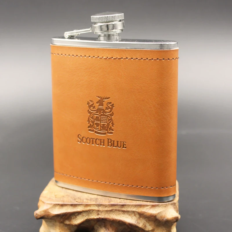 7 унций роскошная фляжка из нержавеющей стали портативный винный алкоголь виски